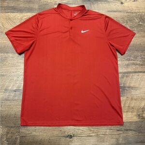 Nike Men's Red Golf Blade Polo Shirt